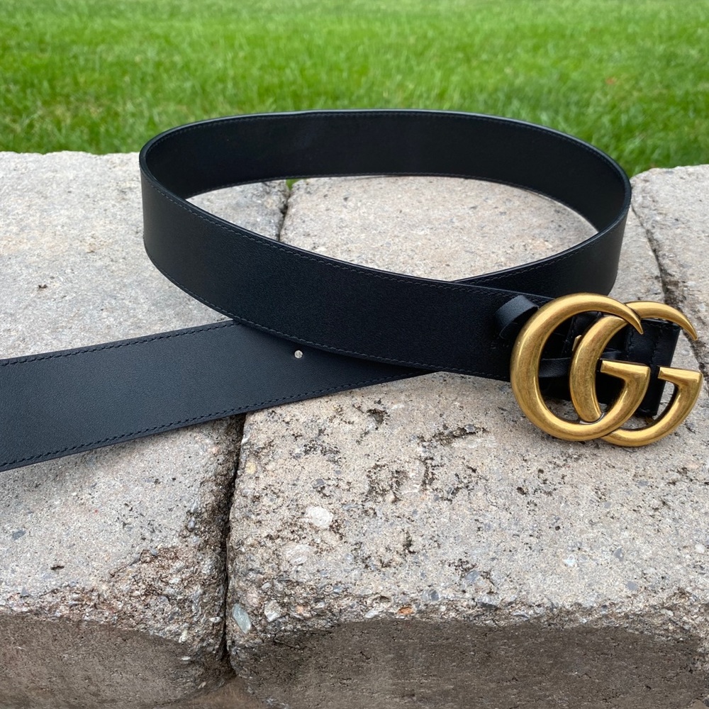 ⭐️ AUTHENTIC GUCCI LEATHER GOLD BELT ⭐️